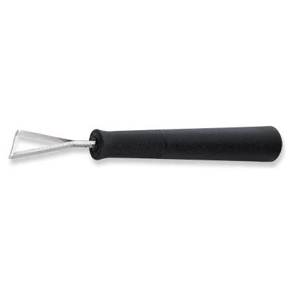 TRIANGLE RVS groente en fruit kerfmesje decoreermesje met lus L2 TRIANGLE RVS groente en fruit kerfmesje decoreermesje met lus L2