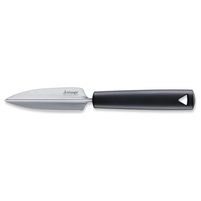 TRIANGLE RVS meloen- pompoen- fruit- groenten – aardappelen uitsteker met zwart heft