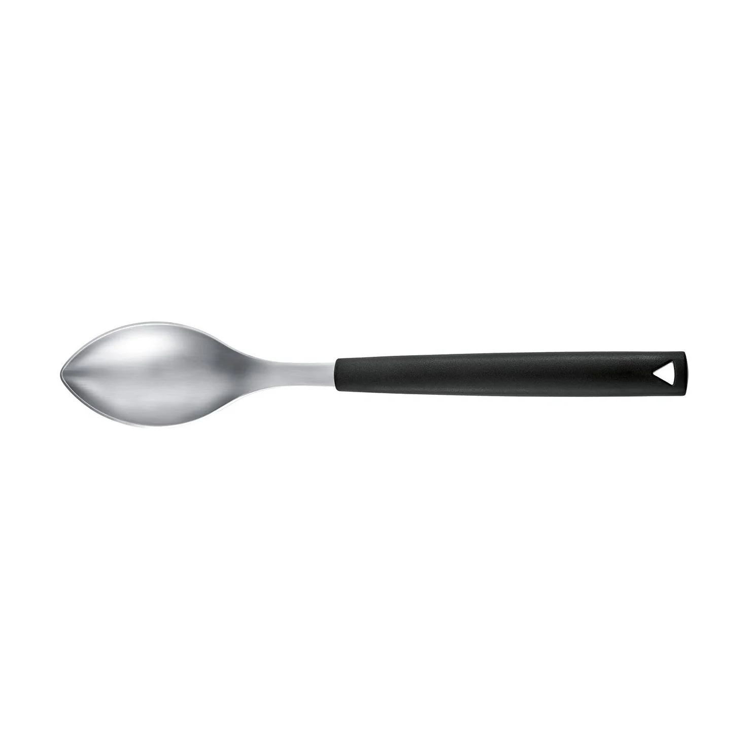 TRIANGLE RVS Quenelle lepel 8cm  – deeg – vis – vlees – ijs – met zwart kunststof heft
