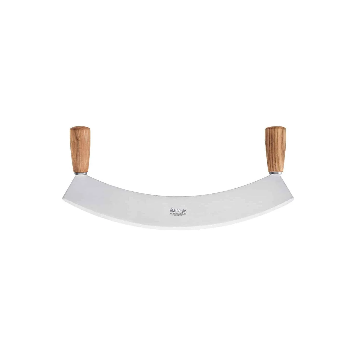 TRIANGLE Soul Wiege- groente-mes 36cm – Roestvrijstaal – Kernessenhouten heft