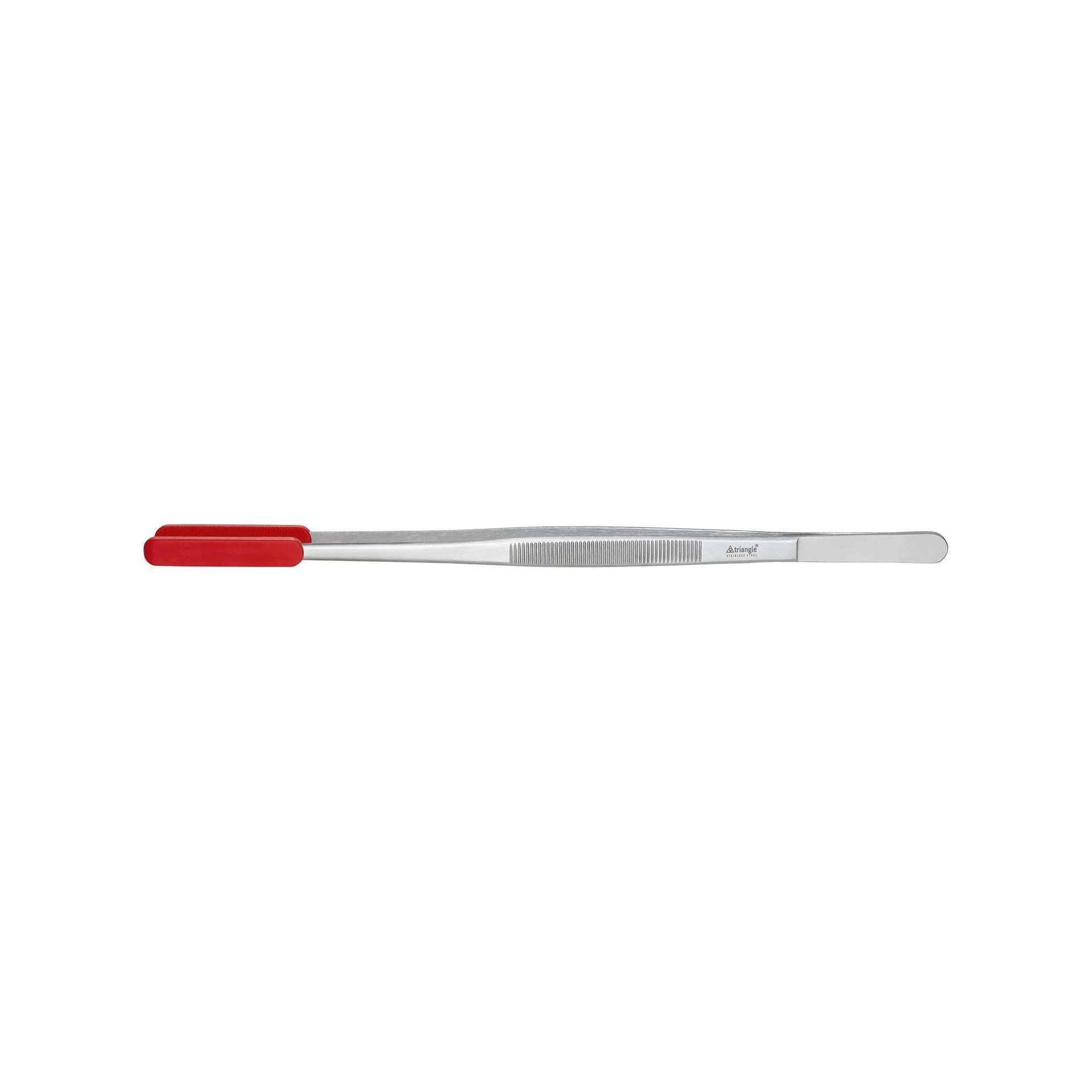 TRIANGLE roestvrijstalen multifunctioneel spits keukenpincet voor gril – gourmet – serveren – lengte 30cm siliconen dopjes TRIANGLE roestvrijstalen multifunctioneel spits keukenpincet voor gril – gourmet – serveren – lengte 30cm siliconen dopjes