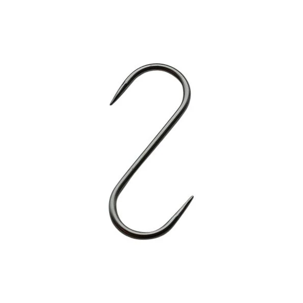 SOLEA Vleeshaak, Fruithaak of Vishaak roestvrijstaal met dubbelspits 12 cm