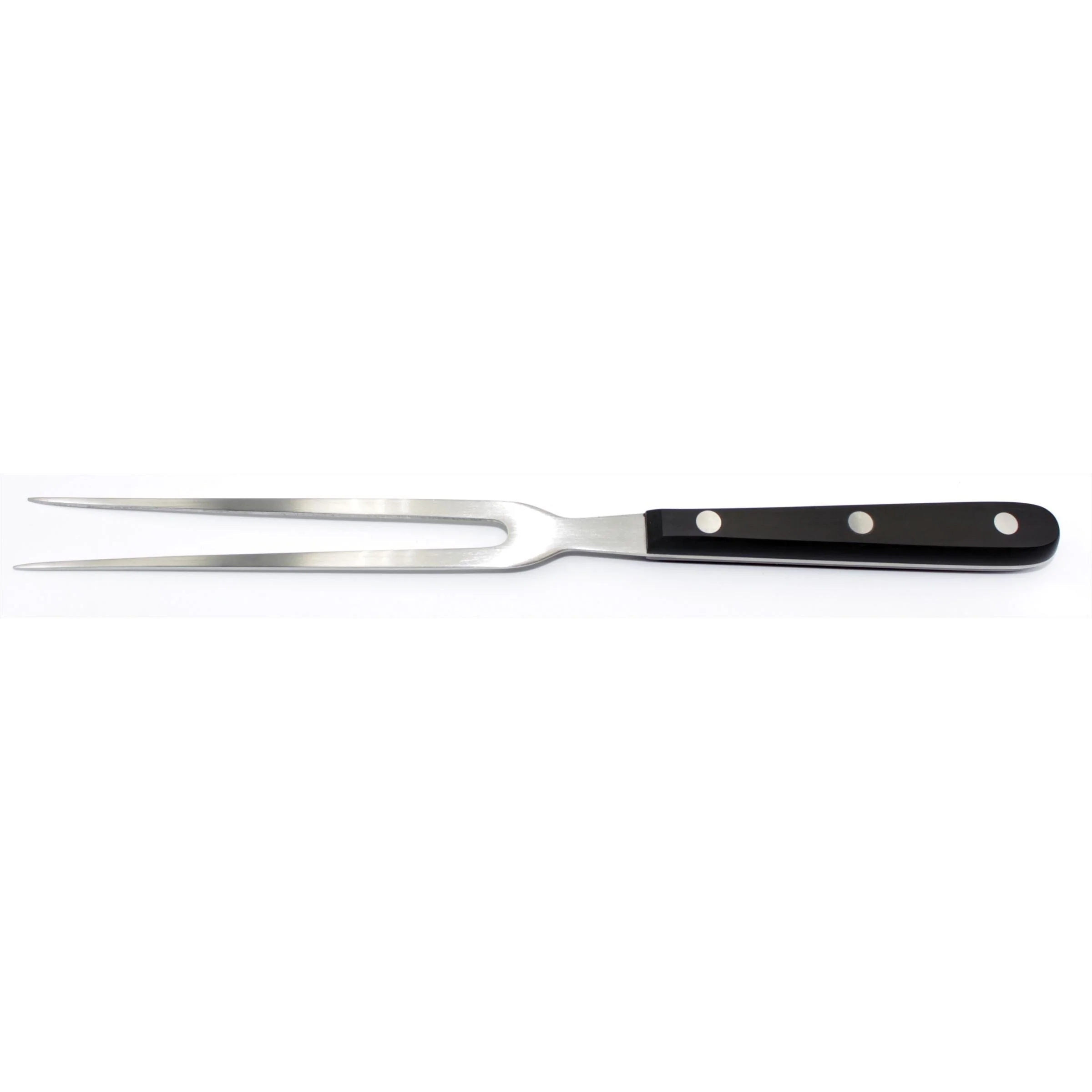 COUTEAUX Vleesvork met RVS 21cm lange vork met zwart POM heft