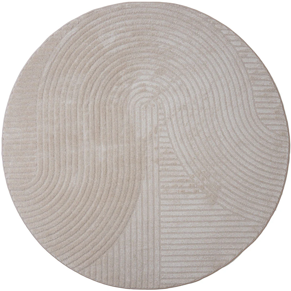 Rond Vloerkleed Margot Beige | 160cm | 200cm