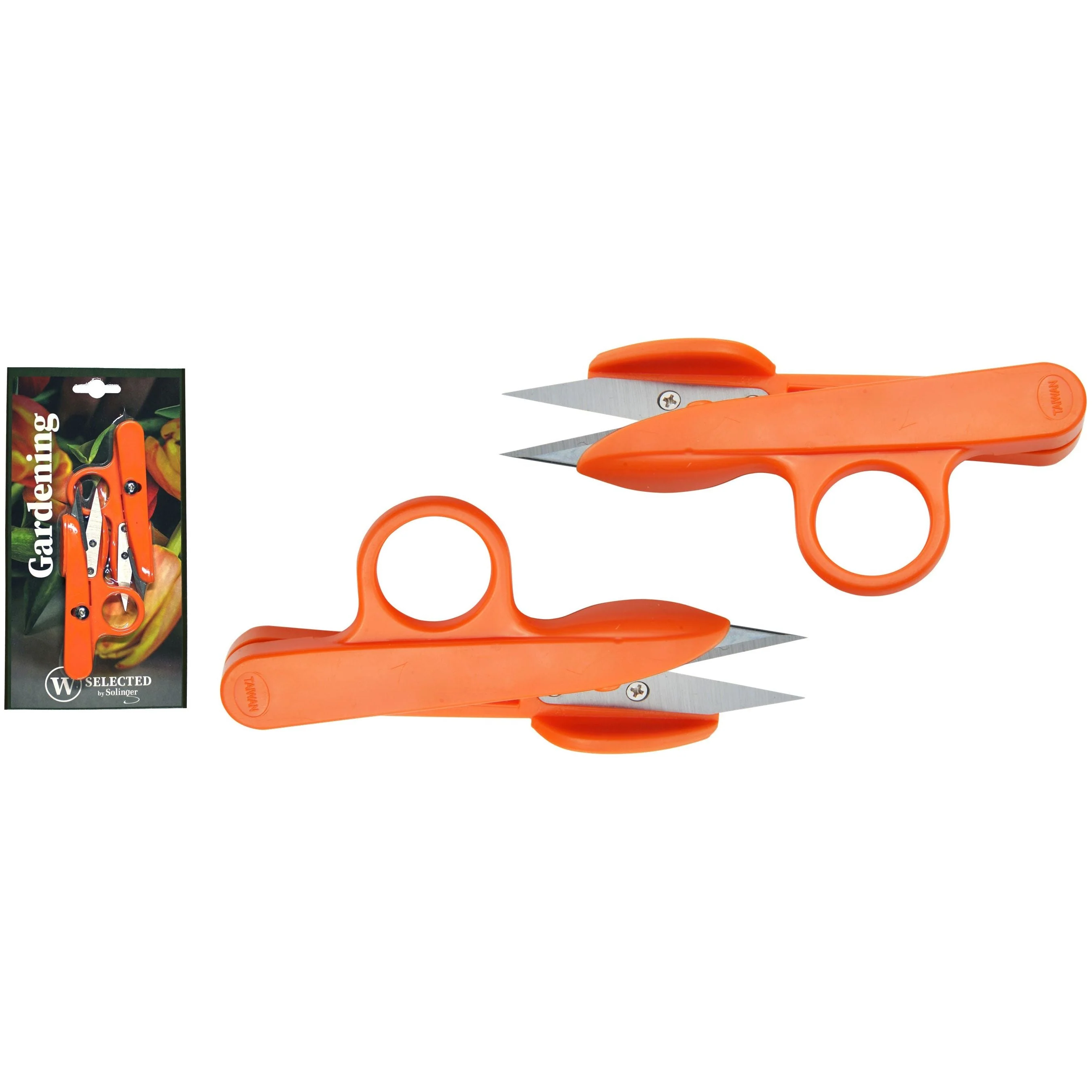 W-SELECTED® Eenringschaar oranje 12 cm 2 stuks