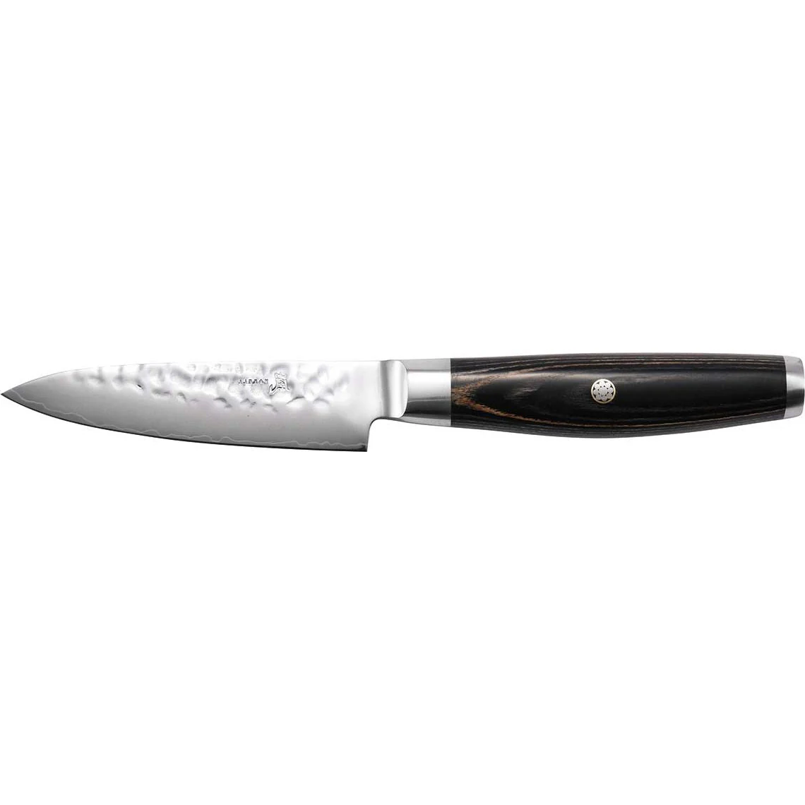 Yaxell Ketu Office- petty- schilmes 10 cm 3 laags roestvrijstaal met zwart pakkawood heft