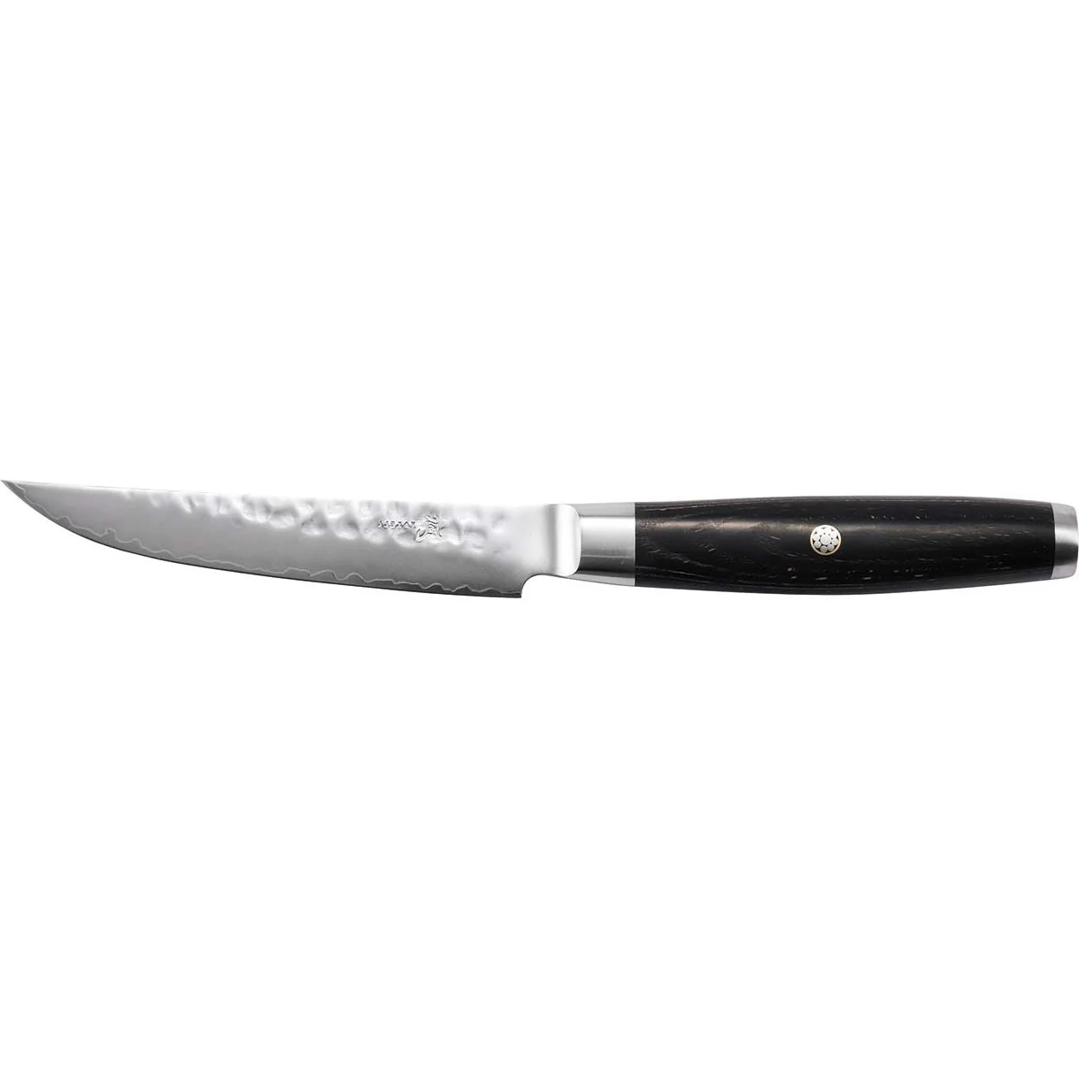 YAXELL KETU steakmes 11cm 3 laags 63 rockwell RVS lemmet zwart pakkawood heft