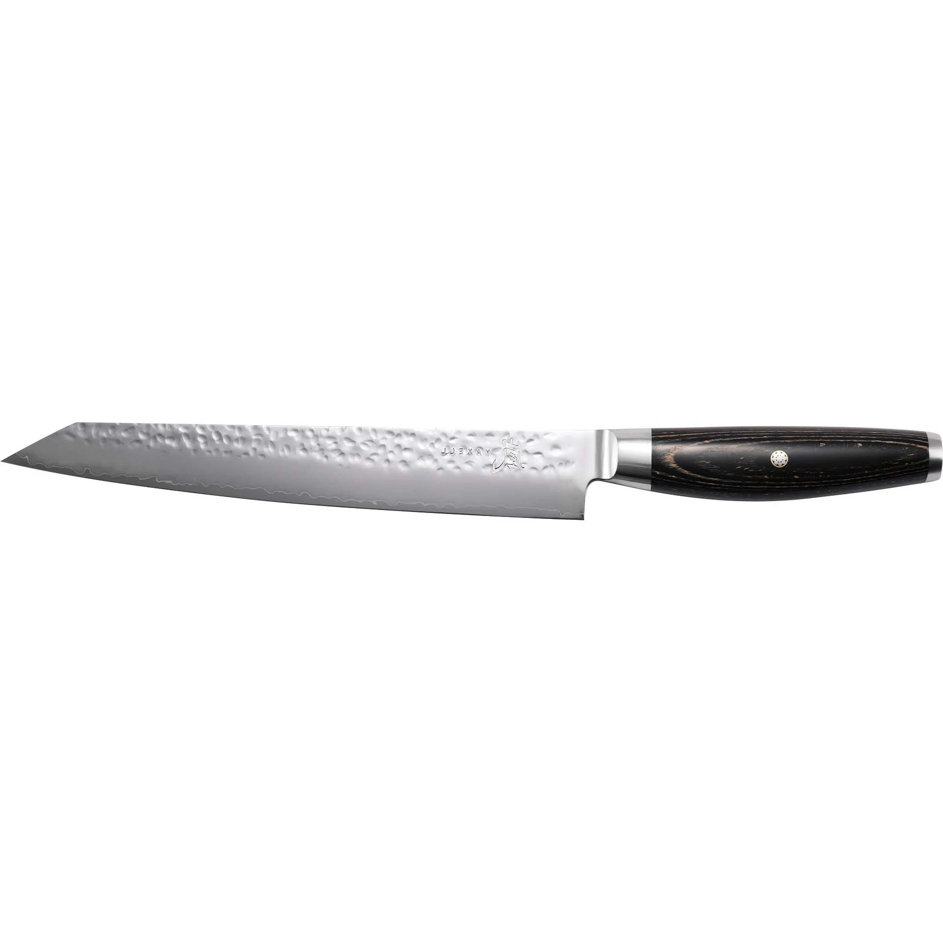 Yaxell Ketu Vleesmes 23 cm 3 laags roestvrijstaal met zwart pakka wood heft