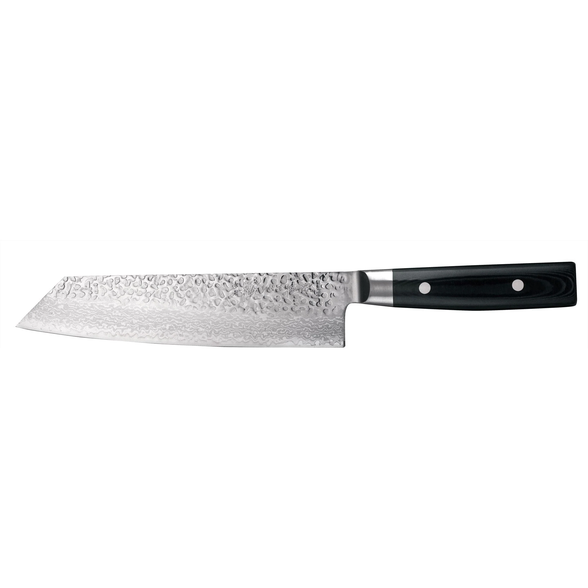 Yaxell Zen Kiritsuke Koksmes 20 cm 37 laags roestvrij damast staal met canvas-micarta heft