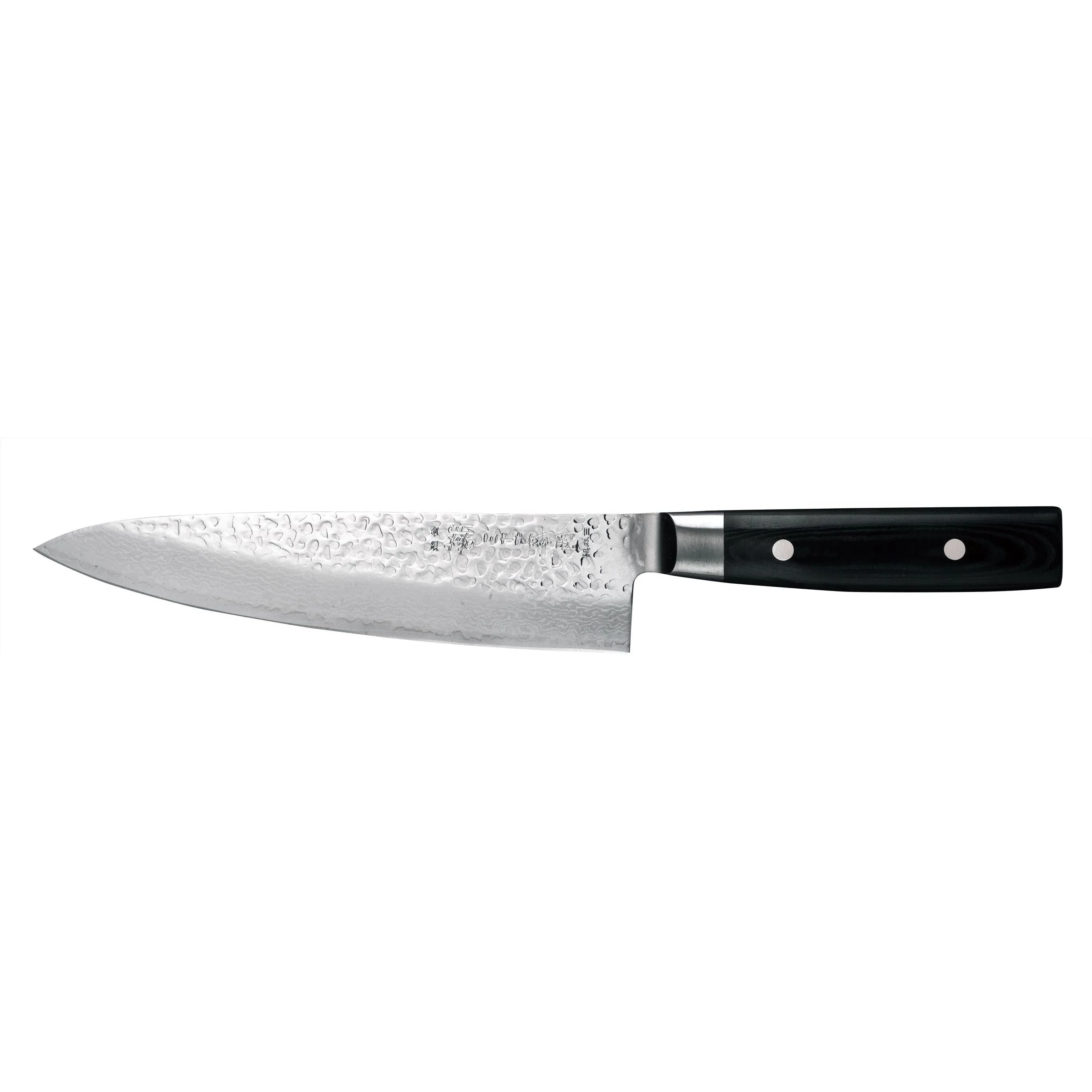 Yaxell Zen Koksmes 20 cm 37 laags roestvrij damast staal met canvas-micarta heft Yaxell Zen Koksmes 20 cm 37 laags roestvrij damast staal met canvas-micarta heft