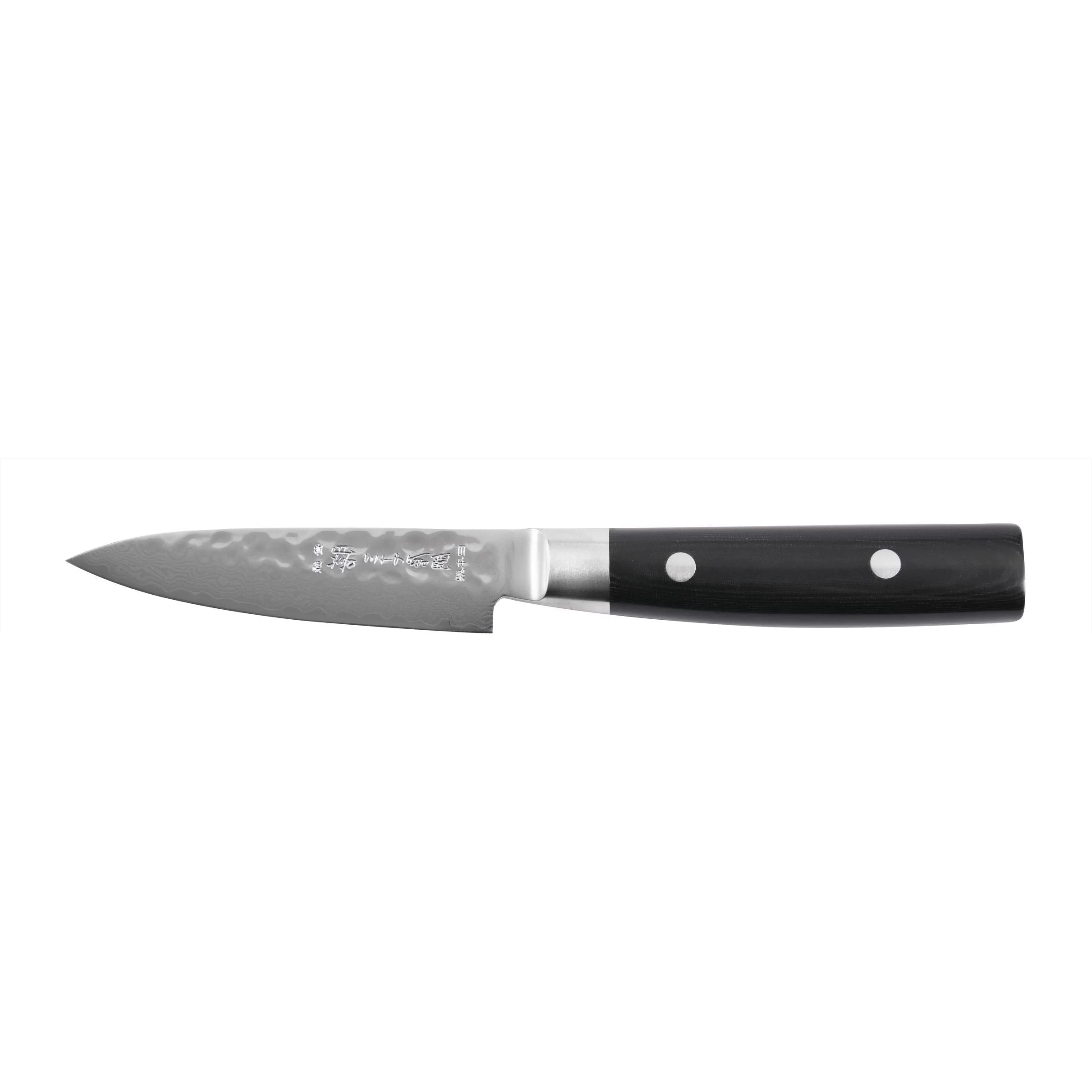 Yaxell Zen Officemes / Schilmes 10 cm 37 laags roestvrij damast staal met canvas-micarta heft