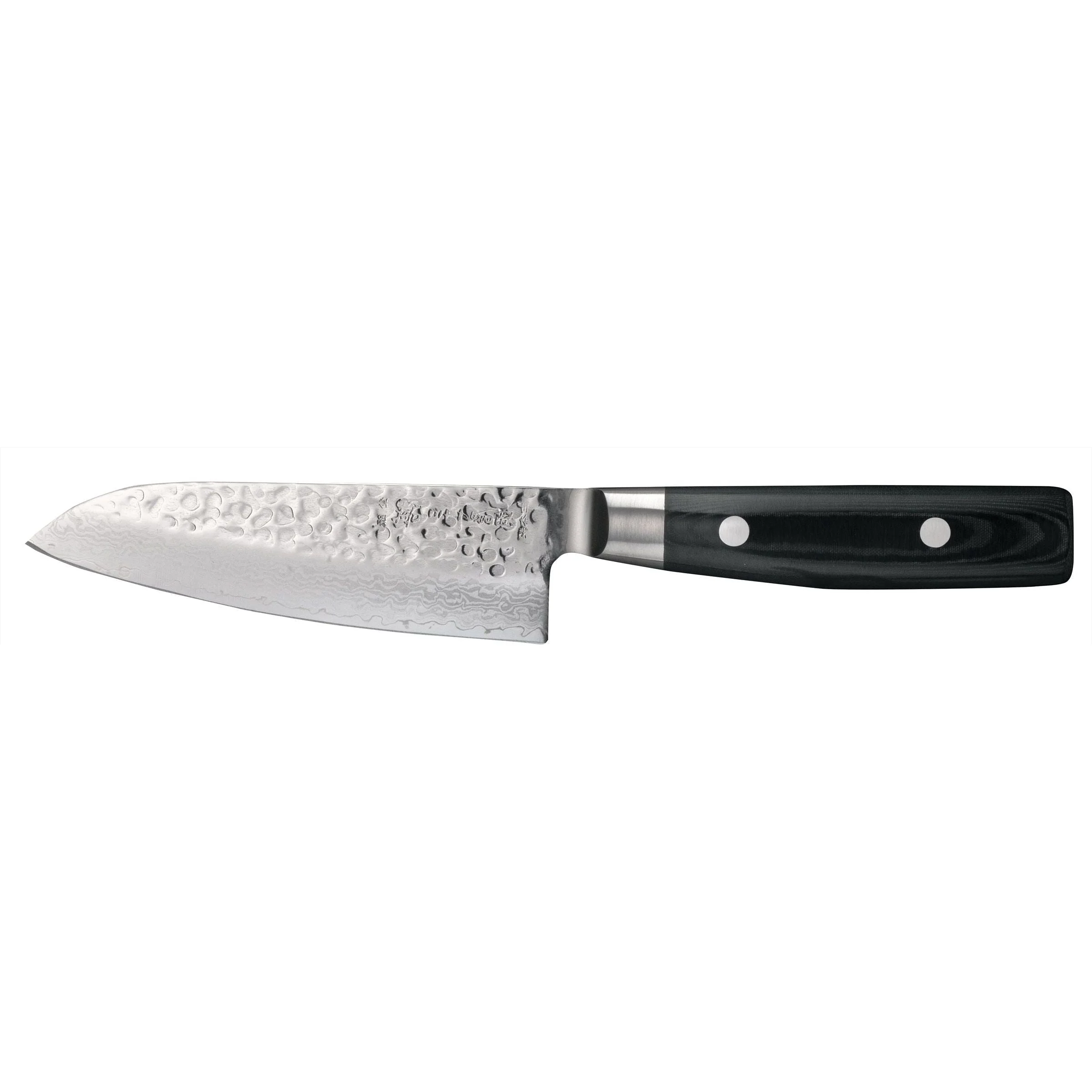YAXELL ZEN Santoku Koksmes 12,5 cm 37 laags roestvrij damast staal met canvas-micarta heft YAXELL ZEN Santoku Koksmes 12,5 cm 37 laags roestvrij damast staal met canvas-micarta heft
