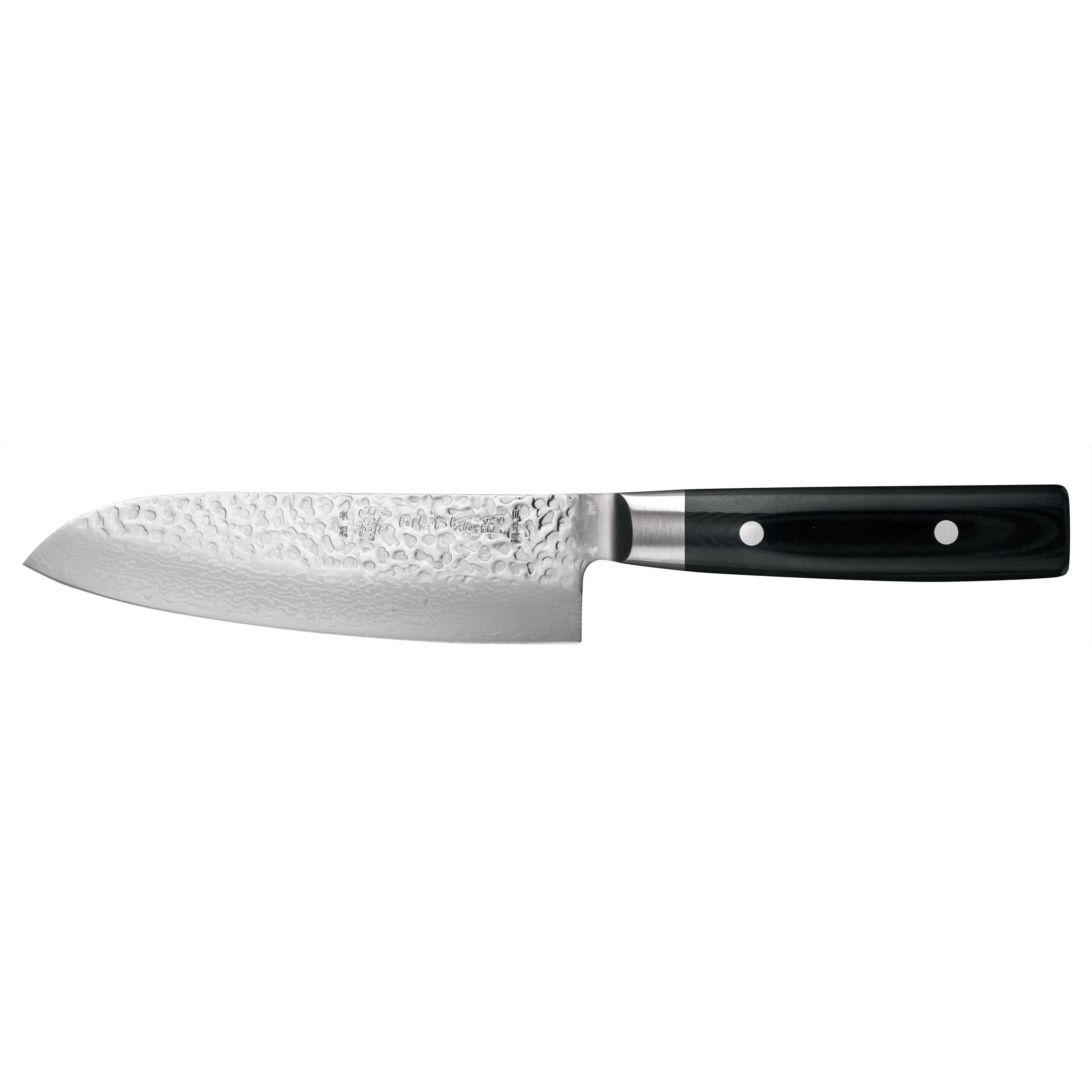 Yaxell Zen Santoku Koksmes 16,5 cm 37 laags roestvrij damast staal met canvas-micarta heft Yaxell Zen Santoku Koksmes 16,5 cm 37 laags roestvrij damast staal met canvas-micarta heft