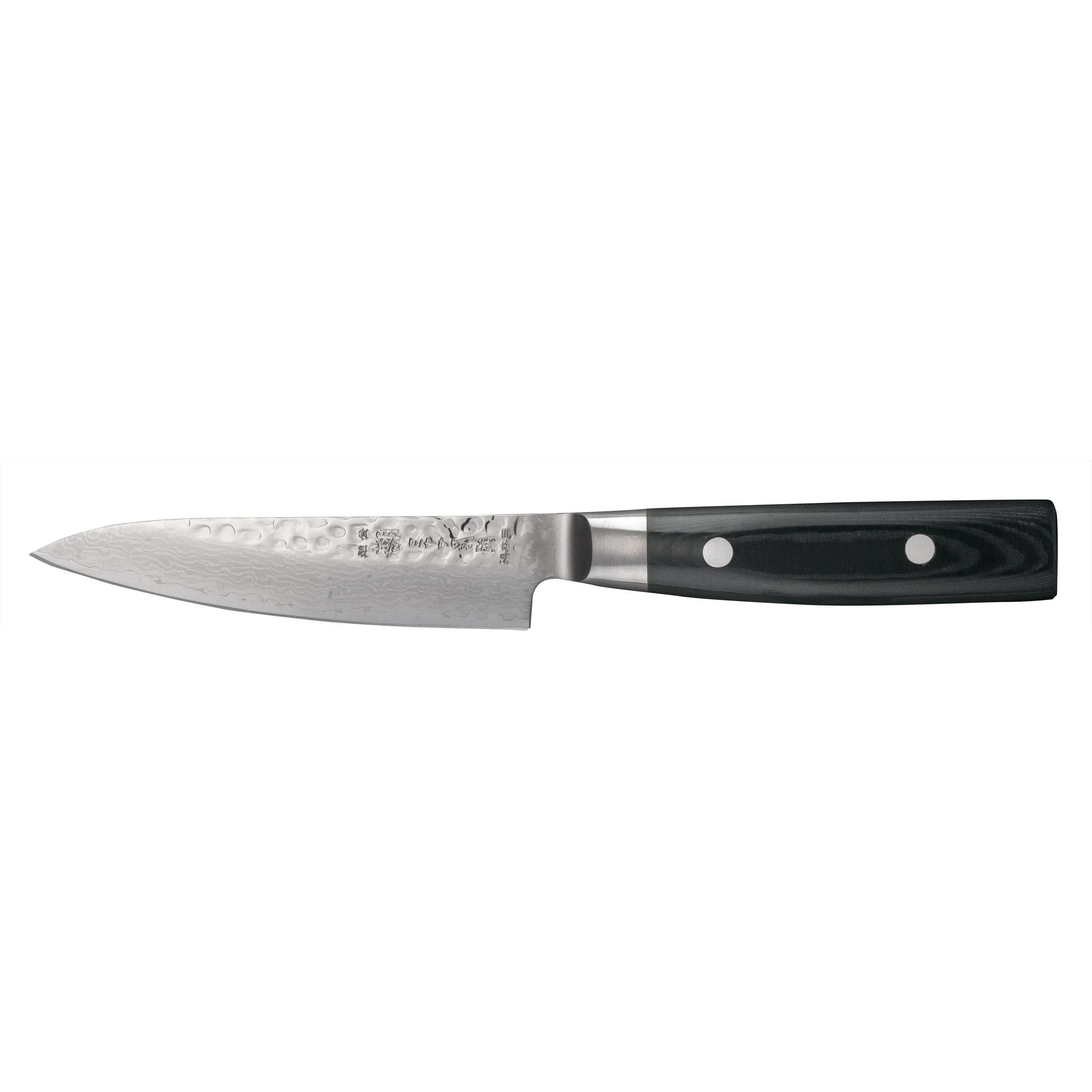 Yaxell Zen Universeelmes 12 cm 37 laags roestvrij damast staal met canvas-micarta heft